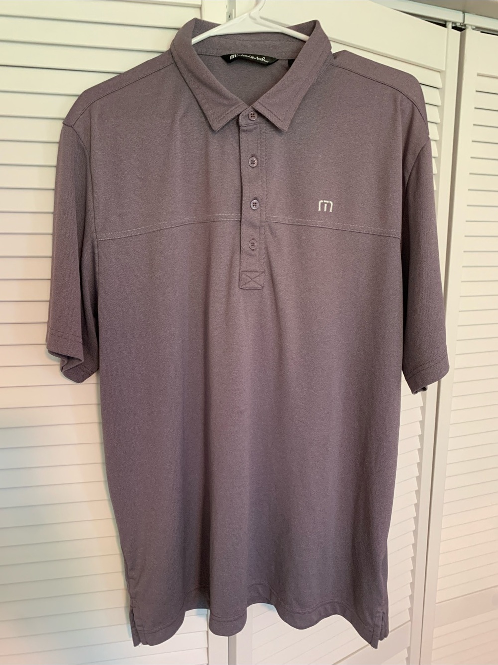 Travis Mathew Men's Short-Sleeve Polo Shirt - Gray